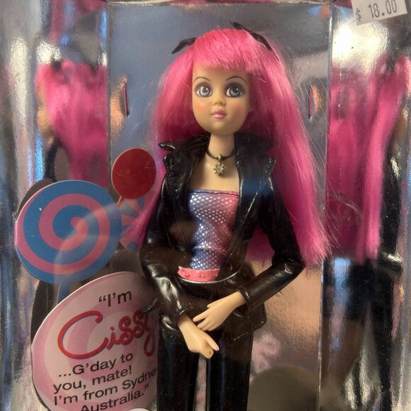 Lollipop Girls Jan Mclean Designs Cissy Doll Pink Hair Inaugural Edition Rare - Picture 2 of 4